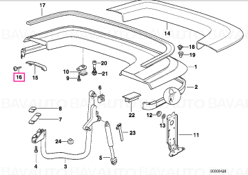 51478166992 - Nituri expandabile - BMW - Seria 3 E36, Seria 5 E39 - de la 01.09.1992 - Original BMW Group - BavAUTO