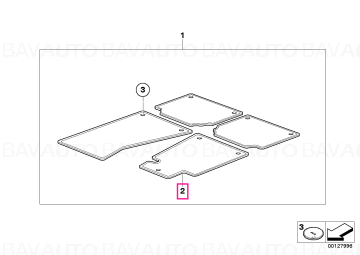 51478250063 - Floor mat - Original BMW