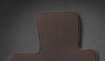 Set covorase fata/spate, Velur, Maro (Mokka) - BMW X6 G06