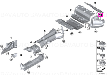51488070514 - Piesa de schimb originala BMW Group - 51488070514 - Original BMW Group - BavAUTO