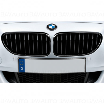 51712151896 - Grila fata dreapta, negru lucios "BMW M Performance" - BMW E90, E91 - Original BMW M Performance