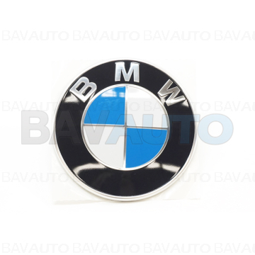 51767288752 - Emblema capota motor / portbagaj - BMW Seria 1 F20 F21; Seria 3 F30 F31 -  Ø82MM - Original BMW