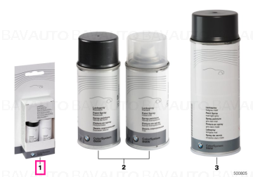 Set creion corector vopsea janta - BMW Ferricgrey metallic - 2X12ML A80