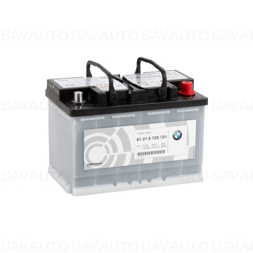 61218720721 - Baterie standard originala BMW EFB - 70AH - BMW Seria 1 F40, Seria 2 F44 F45 F46, X1 F48, X2 F39 - Mini Cabrio F57, Clubman F54, Countryman F60, F55, F56 - Original BMW