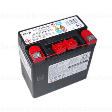 61219394648 - Baterie aditionala pentru start-stop AGM, originala BMW - 12Ah - Original BMW