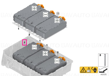 61278686084 - Celule baterii/acumulator High-Voltage - BMW Seria 2 F45 Active Tourer, Seria 3 F30 LCI, Seria 5 G30, Seria 7 G11 G12, X5 F15 - Mini Countryman F60  - Original BMW