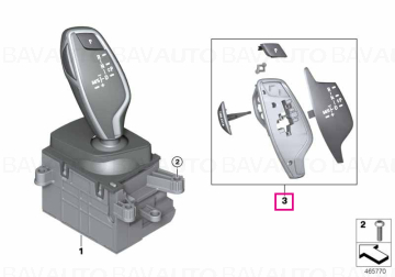 Ornament maneta schimbator - BMW Seria 5 G30 G31, Seria 6 G32, Seria 7 G11 G12, X3 G01, X4 G02