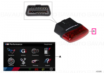 61432450841 - Drive Analyser iOS & Android BMW M Performance pentru Seria 1-Seria 8, X1-X6, Z4, M2-M6, M8, X3 M-X5 M - Original BMW M Performance