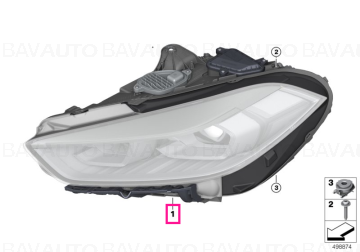 63119448101 - Headlight Bi-LED AHL left - Original BMW