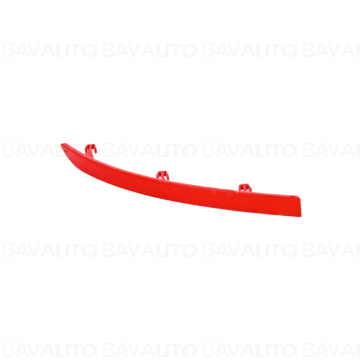 Catadioptru / Ornament reflectorizant, bara protectie spate, stanga - BMW Seria 4 G22 G23 - fara 0715 (Pachet aerodinamic M)