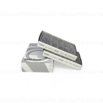 64115A1BDB6 - Set microfiltre aer conditionat, carbon - BMW Seria 5 G30 G31 F90M5, Seria 6 G32, Seria 7 G11 G12, Seria 8 G15 G16 F91M8 F92M8 F93M8, X5 G05 F95M, X6 G06 F96M, X7 G07, XM G09 - Original BMW