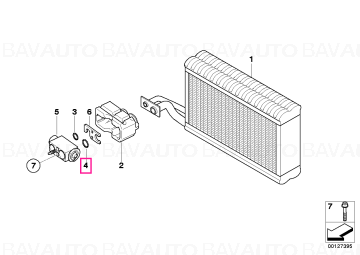 64116933913 - Inel garnitură 17.17X1.78 - BMW - Seria 5 E60, Seria 5 E60 LCI - de la 03.03.2003 - Original BMW Group - Bav…