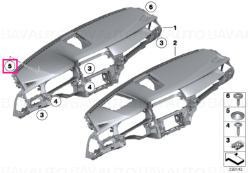 64118247773 - Inel blocare - BMW - Seria 3 E46, Seria 7 F01 - de la 01.12.1998 - Original BMW Group - BavAUTO