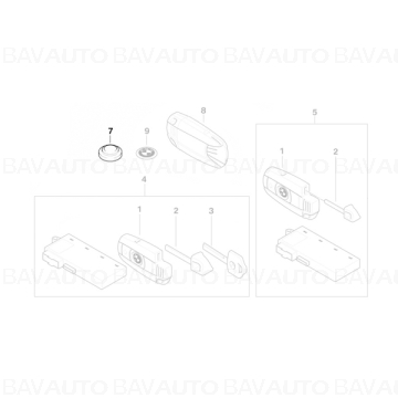 66126912985 - Baterie acumulator cheie BMW / MINI - 3.2 V  - Original BMW