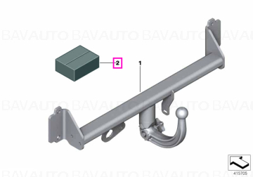 Kit retrofit elemente electrice aditionale carlig de remorcare - BMW X3 F25, X4 F26 - de la 01.04.2014
