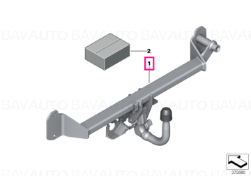 71606885352 - Set carlig remorcare cu bila detasabila - BMW - Mini - de la 02.11.2016 - Original BMW - Mini Group - BavAUTO