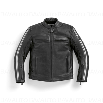 76121541032, Jacheta de piele TwinStripes, Slim Fit - Barbati
