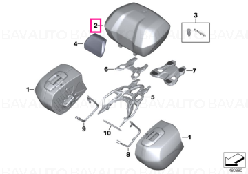 Topcase mare - 49 l - BMW R 1200 GS, R 1250 GS, S 1000 XR