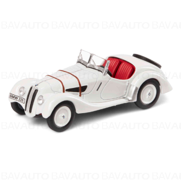 Miniatura BMW 328, Alb (White), scara 1:64