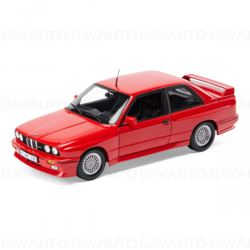 80435A5D018 - Miniatura BMW M3 E30, Rosu, editie 1987 - 1:18 - Original BMW