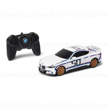 80445B308D8 - Macheta BMW RC 3.0 CSL cu telecomanda, cromatica Motorsport, scara 1:24 - Original BMW