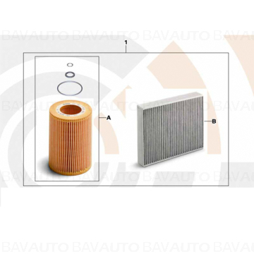 88002463060 - Kit de revizie I Value-Line BMW Seria 1 F20, F21; Seria 3 F30, F31, F34 - Original BMW