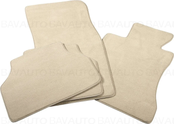 51479118619 - Set covorase fata/spate, Velur, Bej (CreamBeige) - BMW Seria 6 E64 - Original BMW