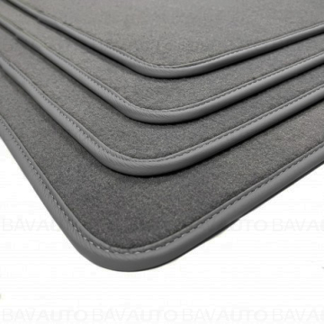 Covoras zona sofer, Velur, Gri (FlanellGrau) - BMW Seria 7 E65 E66