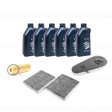 kitrevizie520df10f11n47 - Kit revizie filtre si ulei BMW Seria 5 - 520D 520dX 525D 525dX, F10 F11 F07 GT - tip motor N47, N47T, N47N, N47S1 - Original Bavauto