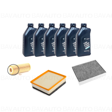 kitrevizieF30f31N47D20C - Kit revizie filtre si ulei BMW Seria 3, Seria 4; F30, F31, F34 GT, F36, 318d 318dX 320d 320dX 325d 325dX - tip motor N47D20C, N47N, N47S1 - Original Bavauto