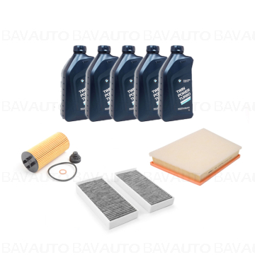Kit revizie filtre si ulei originale - Mini, BMW - Seria 2, Seria X1, Seria Mini - F45, F46, F48, F49, 5 Usi F55, 3 Usi F56 - Tip motor B38, B37, B48, B47, B46, B36, B38X, B38C, B48C, B47D, B48D, B37B, B38B, B37A, B47B, B42, B32