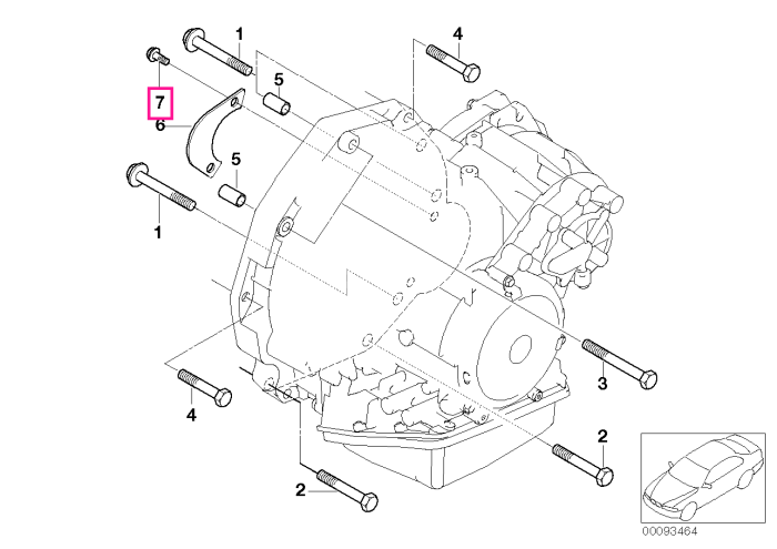 Șurub hexagonal M6X16-U1-A2-70 - BMW