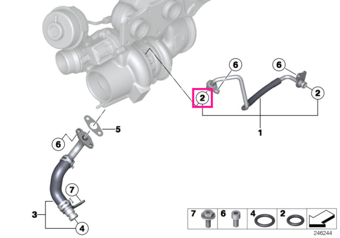 O-ring 10X2,5 - BMW