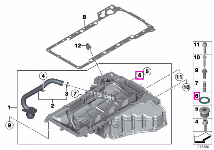 Garnitura etansare, aluminiu, A22x27mm - BMW Seria 3 E21 E30 E36 E46, Seria 5 E12 E28 E34 E39 E60 E61 F10, Seria 6 E63 E64 F06 F12 F13, Seria 7 E23 E32 E38, Seria 8 E31, X3 E83, X5 E53, Z1 E30, Z3 E36, Z4 E85, Z8 E52