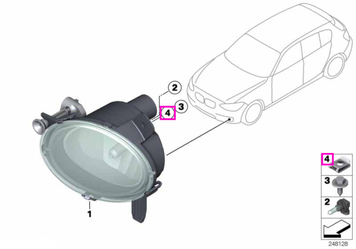 Piulita caroserie (ST4,8-9-ZNS3) - BMW Seria 1, Seria 2, Seria 3, Seria 4, Seria 5, Seria 6, Seria 7, Seria 8, i3L, i4, i8, iX, iX3, X1, X1L, X2, X3, X4, X5, X5L, X6, X7, XM, Z1, Z3, Z4 - Mini Cabrio, Clubman, Countryman, Coupe, Paceman, Roadster