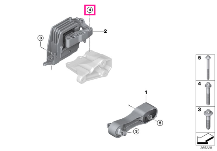 Șurub Torx autofiletant M10X70SPU1-10.9 - BMW