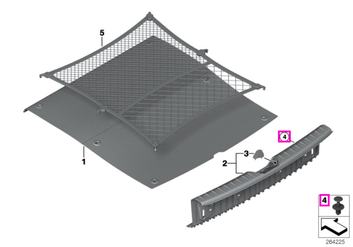 Nit expandabil - BMW Seria 1, Seria 2, Seria 3, Seria 4, Seria 5, Seria 6, Seria 7, Seria 8, i3L, i4, iX3, iX, MS, TMC, X1, X1L, X2, X3, X3L, X4, X5, X5L, X6, X7, XM, Z4, Zinoro - Mini Cabrio, Countryman, F56, F65, F66