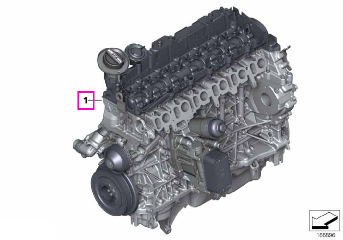 Motor BMW N57D30C - BMW Seria 5 F10 F11 M550dX, Seria 7 F01 LCI 750dX, F02 LCI 750LdX