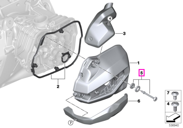 Surub cu bucsa - BMW Motorrad K50, K51, K52, K53, K54, KA1, KA2, KA3, KA4, KA5
