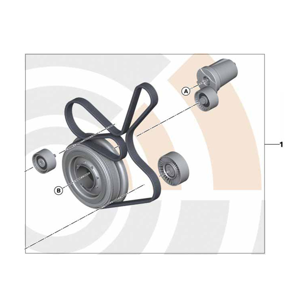Kit reparatie complet fulie vibrochen - BMW Seria 1 E81, E82, E87, E88, Seria 3 E90, E91, E92, E93 - Value-Line