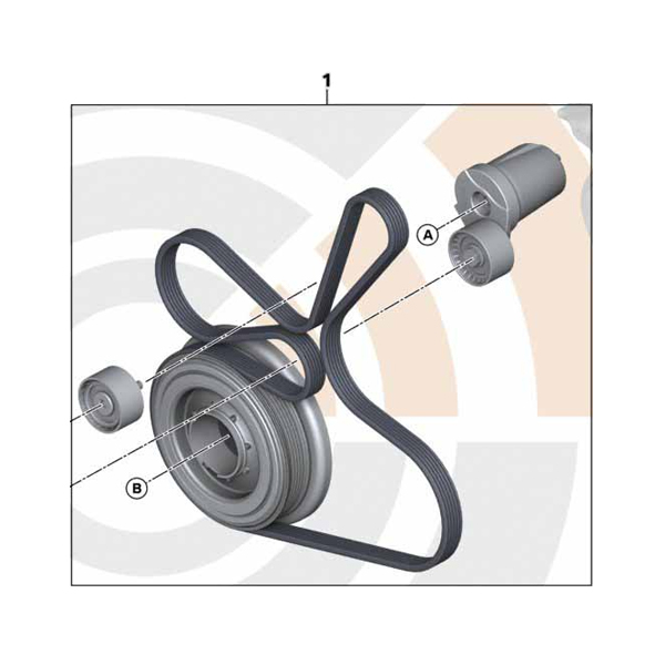 Kit reparatie complet fulie vibrochen - BMW Seria 5 F07, F10, F11, X5 E70, X6 E71 - Value-Line