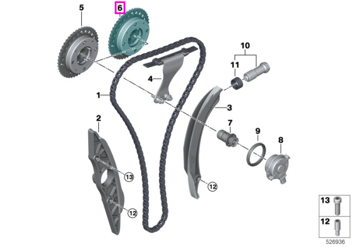 Regulator ax cu came, evacuare - BMW Seria 1 F40, Seria 2 F44 F45 F46 G42, Seria 3 G20 G21 G28, Seria 4 G22 G23 G26, Seria 5 G30 G31, Seria 6 G32, Seria 7 G11 G12, Seria 8 G14 G15 G16, X1 F48 F49, X2 F39, X3 G01 G08, X4 G02, X5 G05, X6 G06, X7, Z4 - Mini