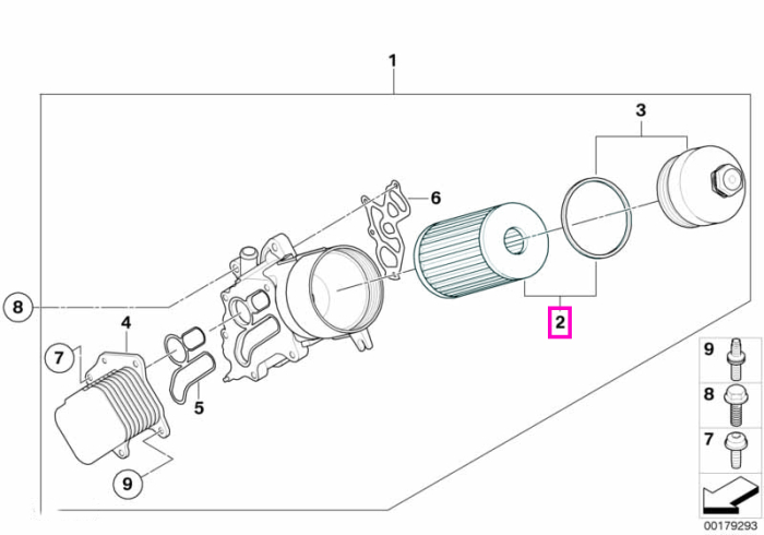 Filtru ulei motor - Mini Clubman R55, R56