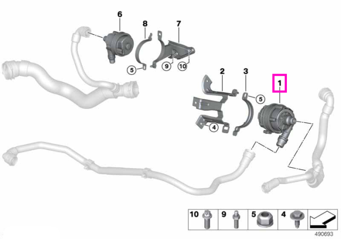 Pompa de apa electrica - BMW tip motor B58D, B58C