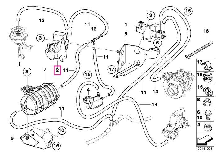 Regulator/Convertor presiune - BMW Seria 5 E60 E61