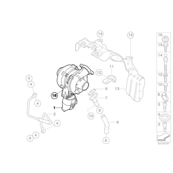 Turbina MINI R55, R56 - Cooper D, One D