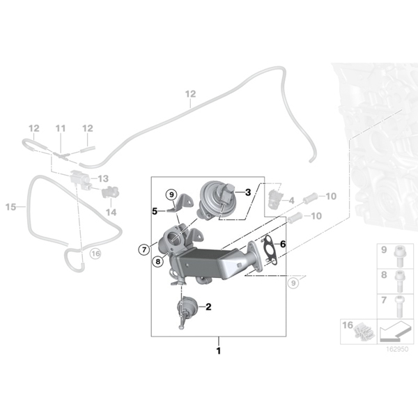 Racitor gaze EGR - BMW X3 E83