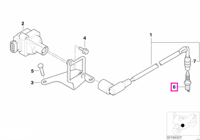 Bujie NGK D8EA - BMW Motorrad E169 (F 650, F 650 ST), R13 (F 650 GS, GS Dakar) - tip motor 1 cilindru