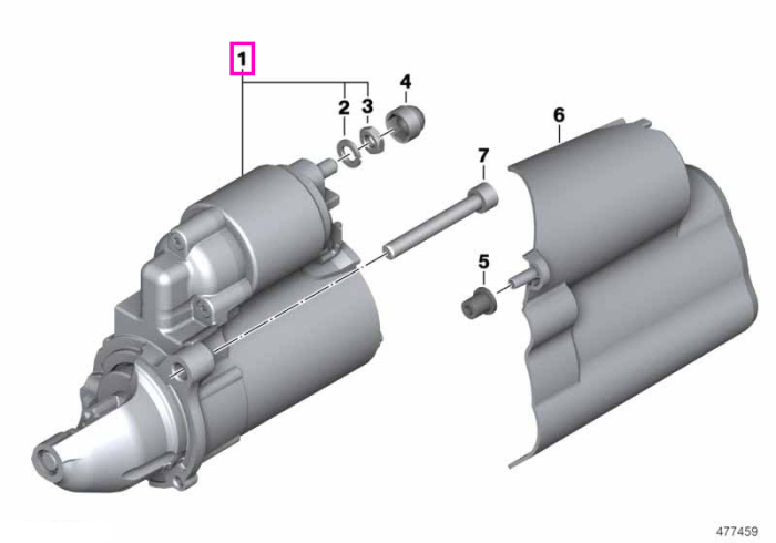 Starter/Electromotor pornire Valeo - BMW Motorrad A67 (9252), K21 (R nineT), K22 (R nineT Pure), K23 (R nineT Scrambler), K25 (R 1200 GS), K26 (R 900 RT, R 1200 RT), K32 (R nineT Racer), K33 (R nineT Urban G/S), KR1 (R 12 nineT), KR2 (R 12 G/S), KR3 (R12)