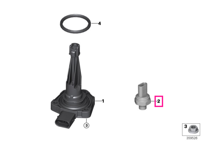 Senzor presiune ulei, M12 - BMW Seria 1 F20 F21 F52, Seria 2 F22 F23 F45 F46, Seria 5 F30 F31 F34 F35, Seria 6 F32 F33 F36, Seria 5 F10 F11 G30 G31 G38, Seria 6 G32, Seria 7 G11 G12, i8 I12, X1 F48 F49, X2 F39, X3 F25, X4 F26, X5 F15 - Mini